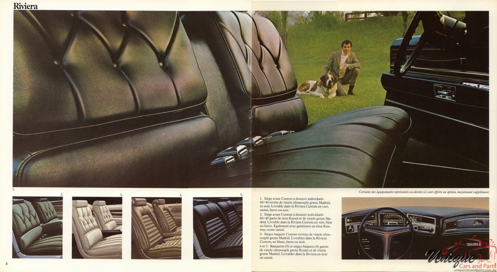 1972 Buick French Canadian Brochure Page 5